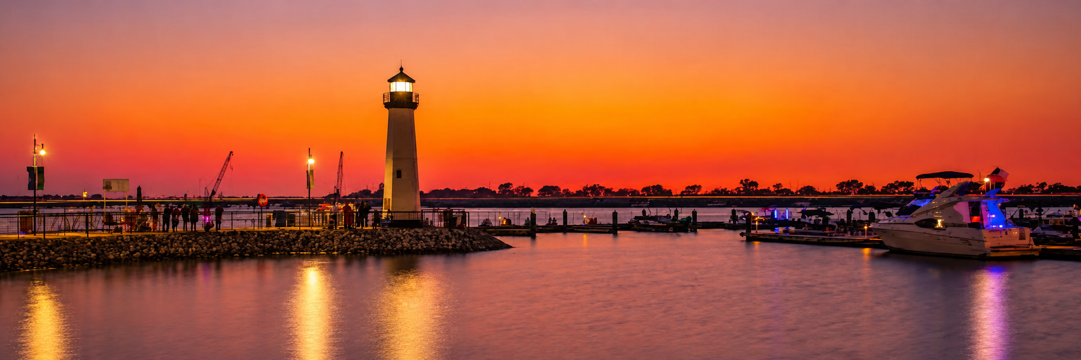Lake Ray Hubbard waterfront near Rockwall, Texas