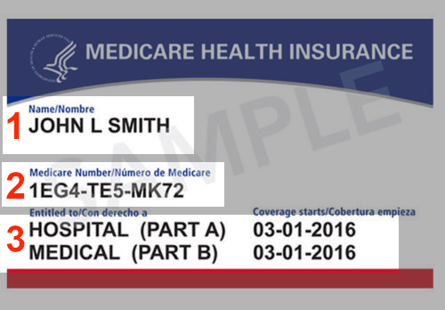 how to read a Medicare Card