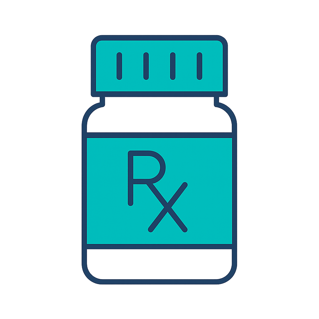 pill bottle icon for Medicare part d Medicare Part D icon